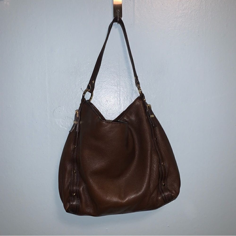 Michael Kors Brown Leather Purse - Picture 5 of 8